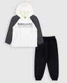 193 conjunto infantil meia estacao com capuz masculino