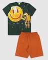 1103 conjunto bebe e infantil camiseta bermuda masculino verao
