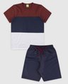 204 conjunto infantil camiseta bermuda masculino verao