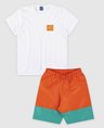 430 conjunto infantil camiseta bermuda masculino verao