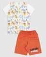 678 conjunto infantil camiseta bermuda masculino verao