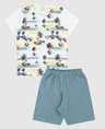 1017 conjunto infantil camiseta bermuda masculino verao