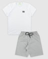 1843 conjunto infantil camiseta bermuda masculino verao
