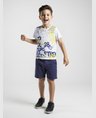 2311 conjunto infantil camiseta bermuda masculino verao