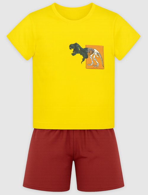 198 conjunto infantil camiseta bermuda menino verao