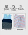 24 conjunto infantil regata bermuda menino verao
